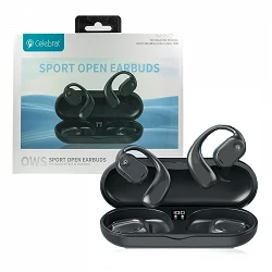 Auricular Celebrat W29 Sport Bluetooth 5.3 Negro