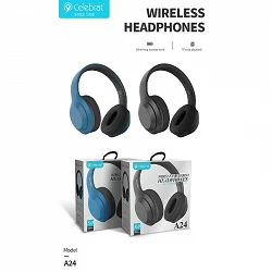 Auriculares Bluetooth Celebrat A24 Diadema 2 Colores