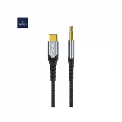 Wiwu Cable Audio Tipo-C a Jack YP03 Negro