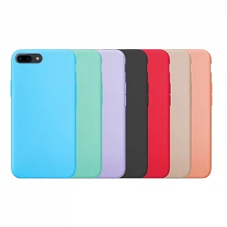 Coque en silicone souple pour iPhone 7/8 Plus disponible en plusieurs couleurs