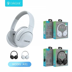 Bandeau pour écouteurs Bluetooth Celebrat A31, 2 couleurs