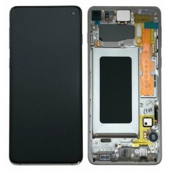 Display Unit + Front Cover Samsung Galaxy S10 (G973). Original ( Service Pack)