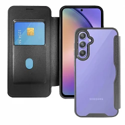 Coque de Couvercle magnétique à carte Samsung A54