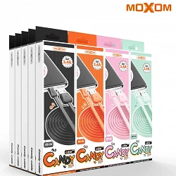 Cable Candy Moxom CC-79 de Carga Rápida 2.4A - Lightning 4 Colores