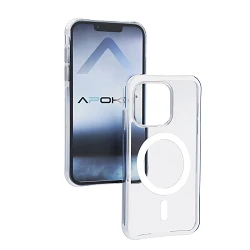 Fondation transparente 3.3mm MagSafe pour iPhone 14/13