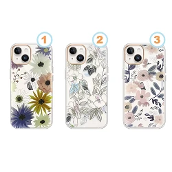 Funda Silicona Hojas Doradas iPhone 13 Pro 3 Diseños