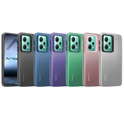 Coque Maté en silicone avec support pour Xiaomi Redmi Note 12 4G en 6 couleurs