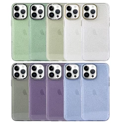 Funda Rigida con Cubre camara Metalico iPhone 13 Pro Max en 5-Colores